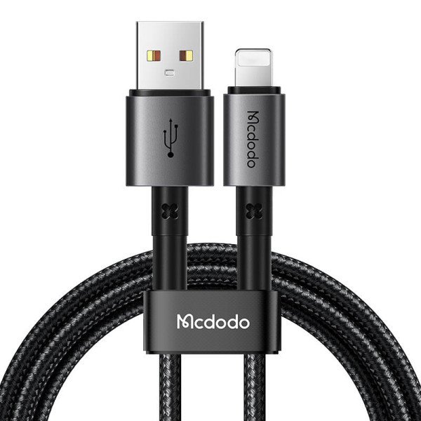 USB-A laidas į Lightning Mcdodo CA-3580 12 m juodas