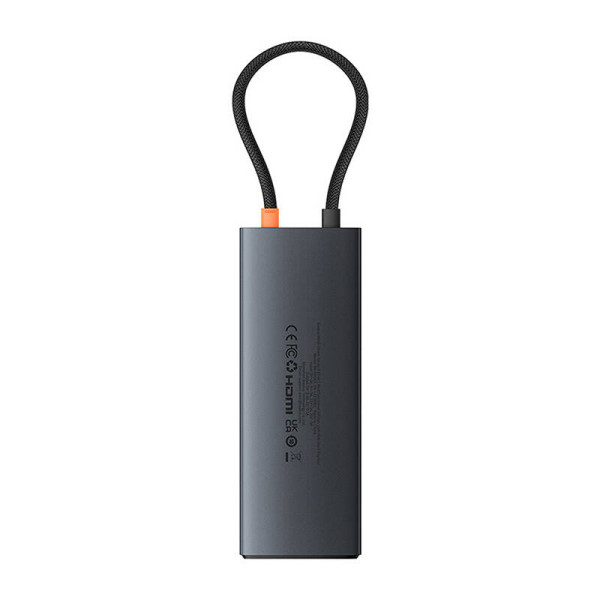 Adapter Hub 10in1 Baseus USB-C – 2xHDMI 3xUSB-A USB-C RJ45 SD/TF PD juoda