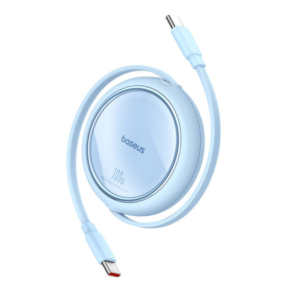 Laidas iš USB-C į USB-C Baseus Free2Draw PD 100 W 1 m mėlynas