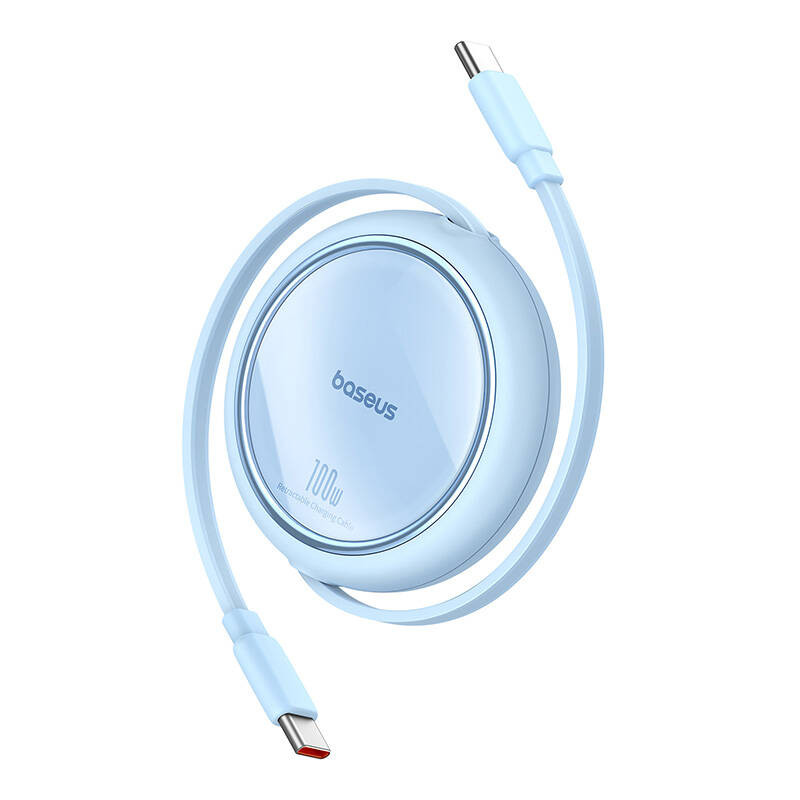 Laidas iš USB-C į USB-C Baseus Free2Draw PD 100 W 1 m mėlynas Laidas iš USB-C į USB-C Baseus Free2Draw PD 100 W 1 m mėlynas