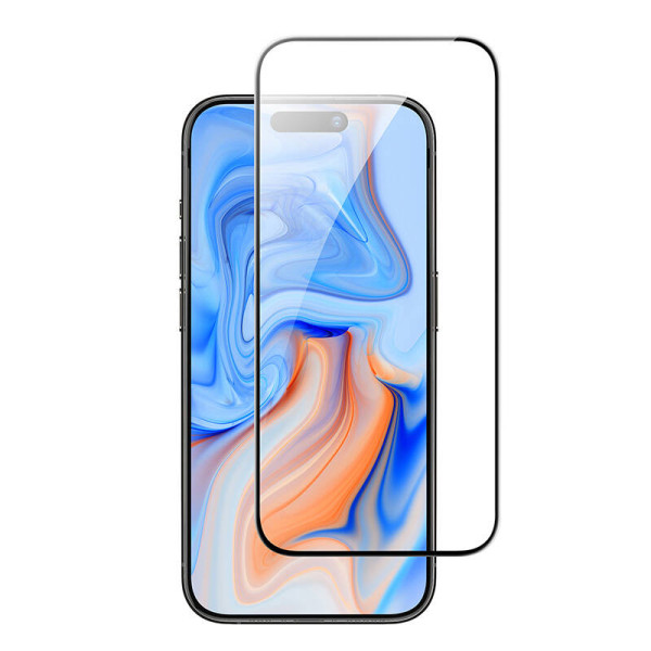 Grūdintas stiklas ESR skirtas iPhone 15 1 vnt aišku