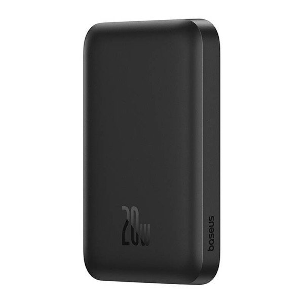 Mini Wireless PowerBank 20W Baseus juodas