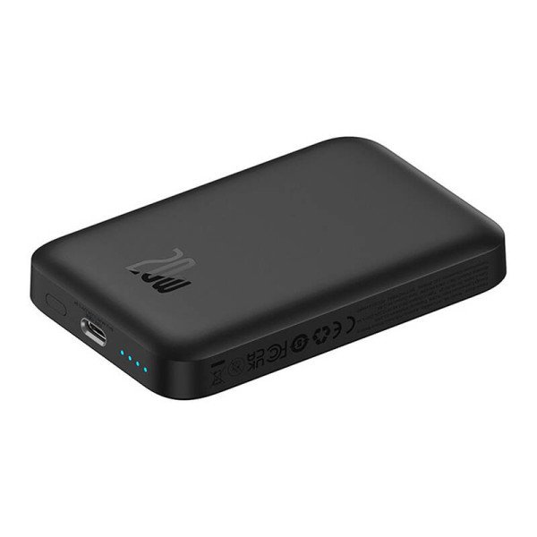 Mini Wireless PowerBank 20W Baseus juodas