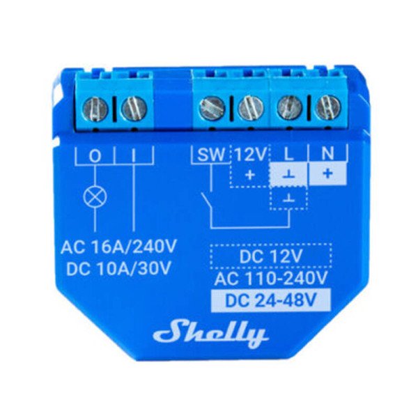 „WiFi Smart Switch Shelly“ 1 kanalas 16A