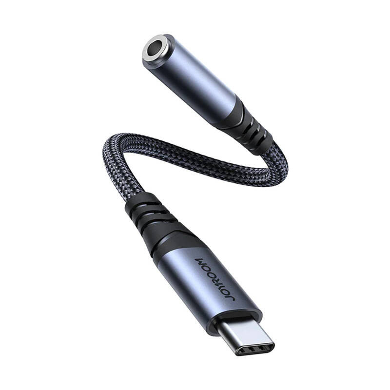 Garso adapteris Joyroom SY-C01 Type-C iki 35 mm juodas Garso adapteris Joyroom SY-C01 Type-C iki 35 mm juodas