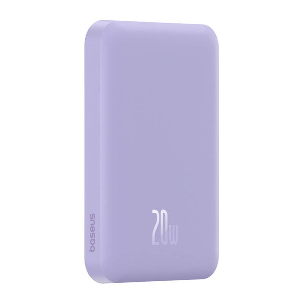 Magnetinis Mini Powerbank Baseus 5000mAh 20W violetinė