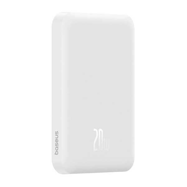 Magnetinis Mini Powerbank Baseus 5000mAh USB-C 20W balta