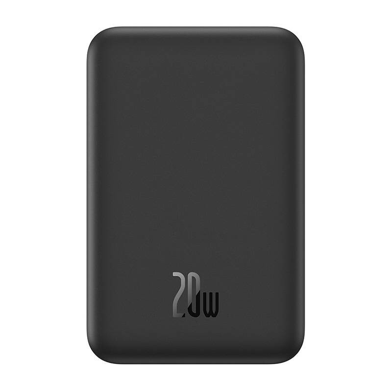 Magnetinis Mini Powerbank Baseus 5000mAh USB-C 20W juodas Magnetinis Mini Powerbank Baseus 5000mAh USB-C 20W juodas