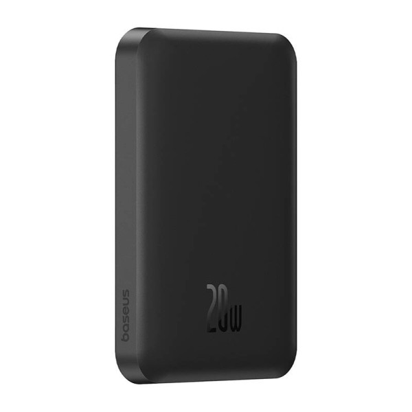 Magnetinis Mini Powerbank Baseus 5000mAh USB-C 20W juodas