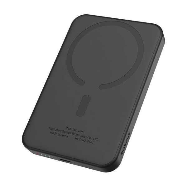 Magnetinis Mini Powerbank Baseus 5000mAh USB-C 20W juodas