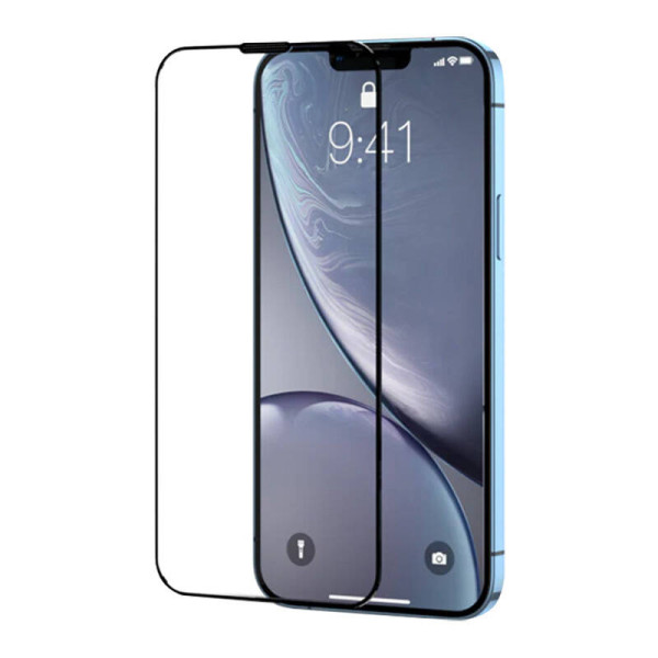 Grūdintas stiklas Joyroom HQ-Z22 skirtas iPhone 15 Pro su galine briauna atsparus dulkėms