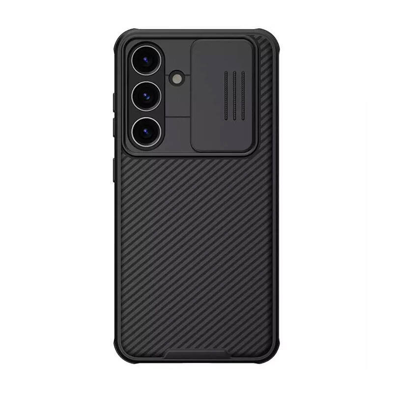 Nillkin CamShield Pro dėklas skirtas Samsung S24 juodas Nillkin CamShield Pro dėklas skirtas Samsung S24 juodas