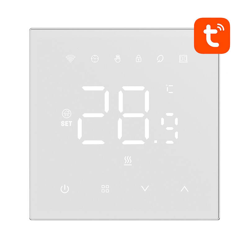 Išmanusis termostatas Avatto WT410-BH-3A-W Dujinis katilas 3A WiFi Išmanusis termostatas Avatto WT410-BH-3A-W Dujinis katilas 3A WiFi