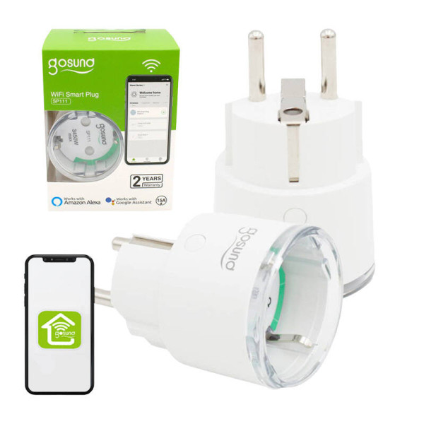 Išmanusis kištukas WiFi Gosund SP111 3680W 16A Tuya 2 pak