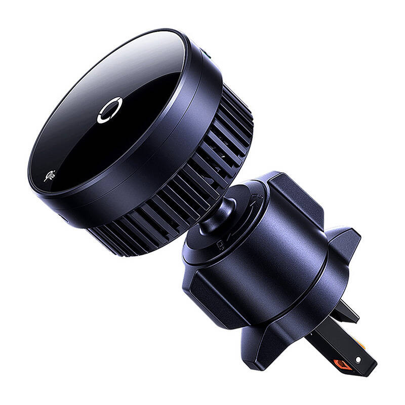 Automobilinis laikiklis Baseus MagPro su 15W Qi20 indukciniu įkrovikliu juodas Automobilinis laikiklis Baseus MagPro su 15W Qi20 indukciniu įkrovikliu juodas
