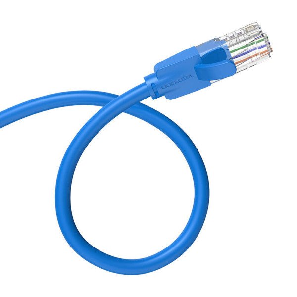 Tinklo kabelis UTP CAT6 Vention IBELD RJ45 Ethernet 1000Mbps 05m Mėlyna