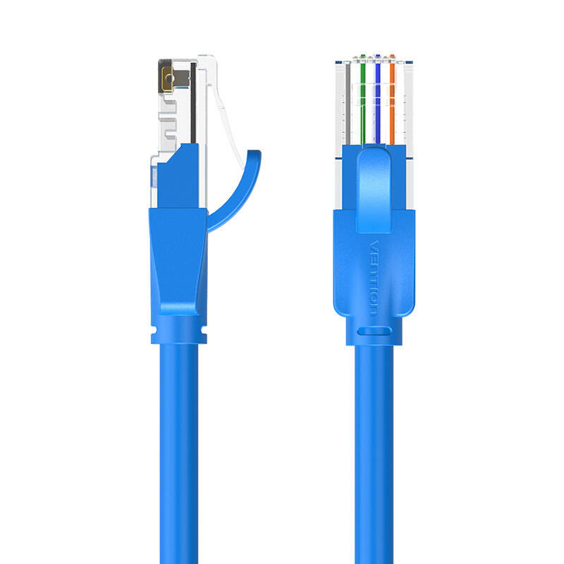 Tinklo kabelis UTP CAT6 Vention IBELG RJ45 Ethernet 1000Mbps 15m mėlynas Tinklo kabelis UTP CAT6 Vention IBELG RJ45 Ethernet 1000Mbps 15m mėlynas