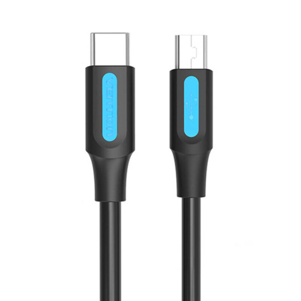 USB-C 20 į Mini-B laidas Vention COWBF 2A 1m juodas