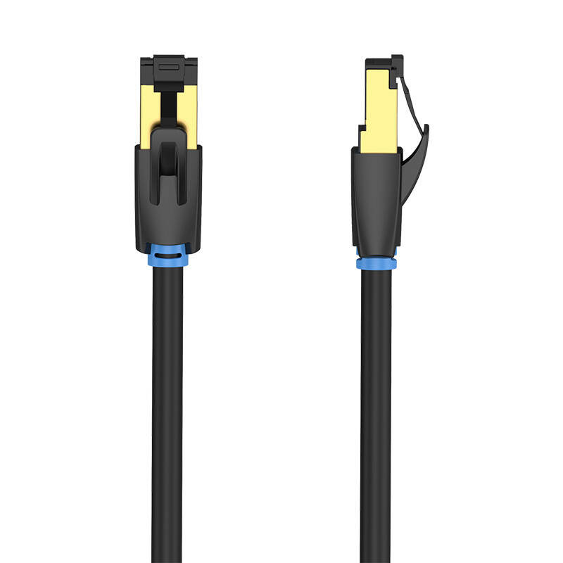 Tinklo kabelis CAT8 SFTP ventiliacija IKABI RJ45 Ethernet 40Gbps 3m juodas Tinklo kabelis CAT8 SFTP ventiliacija IKABI RJ45 Ethernet 40Gbps 3m juodas