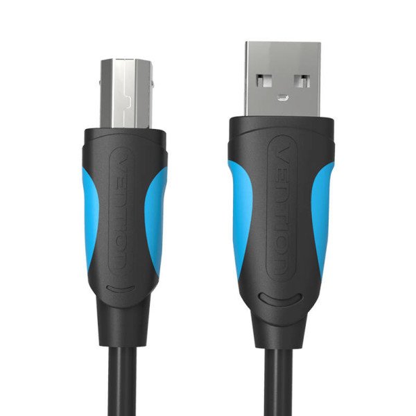 USB 20 A į USB-B spausdintuvo laidas Ventiliacija VAS-A16-B100 1m juoda