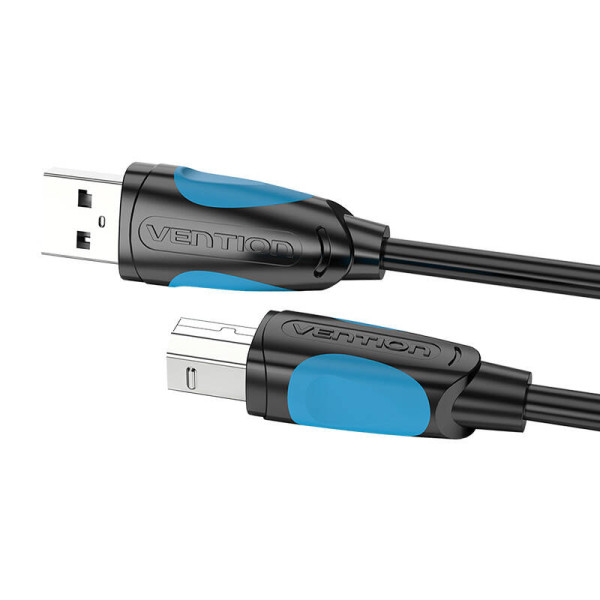 USB 20 A į USB-B spausdintuvo laidas Ventiliacija VAS-A16-B100 1m juoda