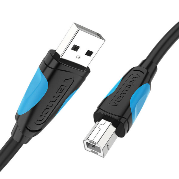 Spausdintuvo kabelis USB 20 A į USB-B ventiliacija VAS-A16-B200 2m juodas