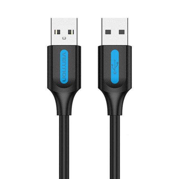 USB 20 laidas Ventation COJBC 2A 025m Black PVC