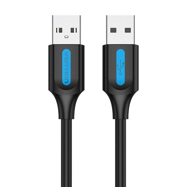 USB 20 laidas Ventiliacija COJBF 2A 1m juodas PVC
