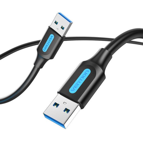 USB 30 kabelis Ventiliacija CONBF 2A 1m juodas PVC