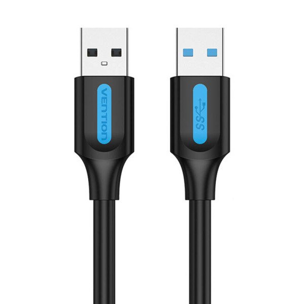 USB 30 laidas Ventiliacija CONBI 2A 3m Black PVC