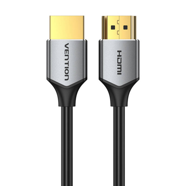 Itin plonas HDMI kabelis ventiliacija ALEHH 2m 4K 60Hz pilka