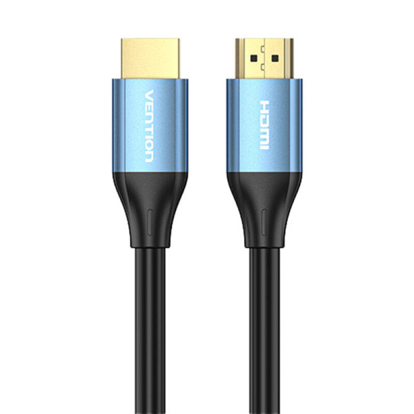 HDMI 20 kabelio ventiliacija ALHSF 1m 4K 60Hz 30AWG mėlyna