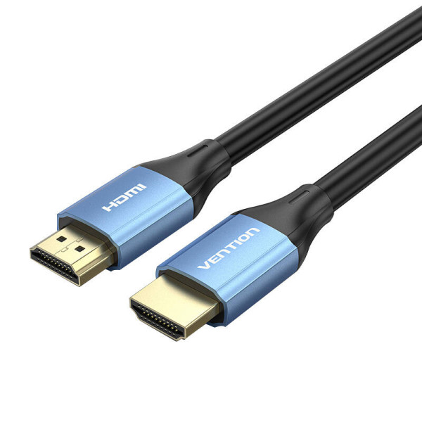 HDMI 20 kabelio ventiliacija ALHSF 1m 4K 60Hz 30AWG mėlyna