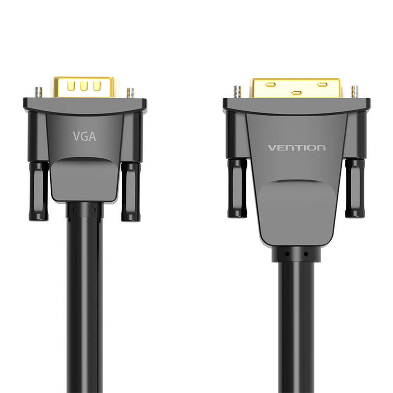DVI 24+1 iki VGA kabelio ventiliacijos EABBG 15 m 1080P 60 Hz juodas DVI 24+1 iki VGA kabelio ventiliacijos EABBG 15 m 1080P 60 Hz juodas