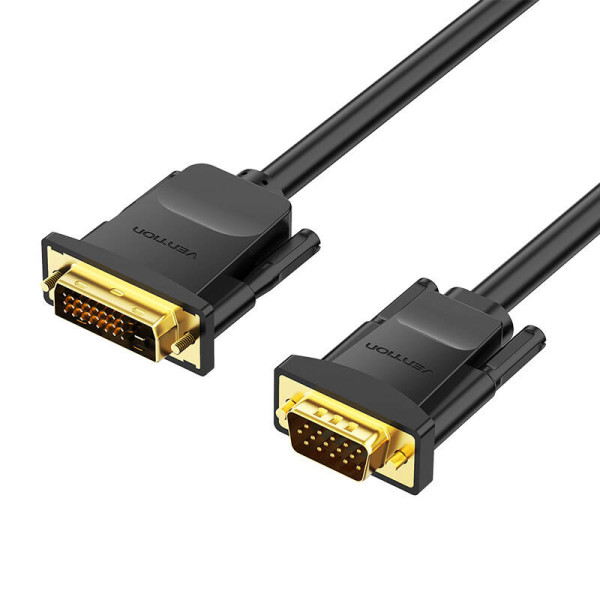 DVI 24+1 iki VGA kabelio ventiliacijos EABBG 15 m 1080P 60 Hz juodas