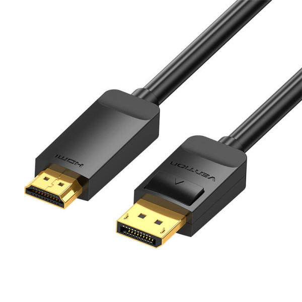 „DisplayPort 12“ į HDMI 14 kabelio ventiliacija HAGBH 2m 4K 30Hz juodas