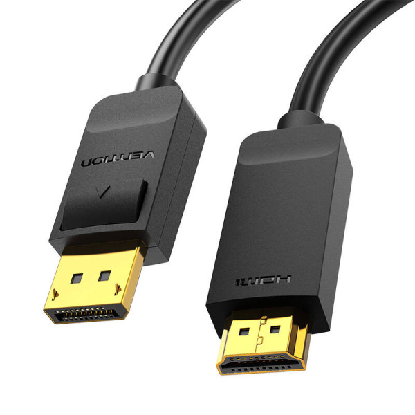„DisplayPort 12“ į HDMI 14 kabelio ventiliacija HAGBH 2m 4K 30Hz juodas