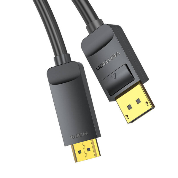 „DisplayPort 12“ į HDMI 14 kabelio ventiliacija HAGBH 2m 4K 30Hz juodas