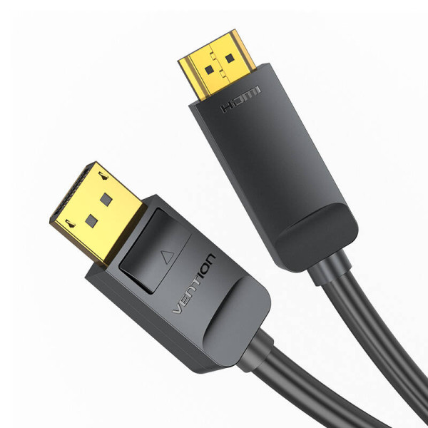 „DisplayPort 12“ į HDMI 14 kabelio ventiliacija HAGBH 2m 4K 30Hz juodas