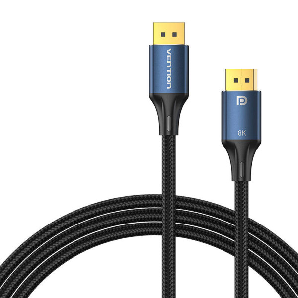 DisplayPort 14 Cable Vention HCELF 1m 8K 60Hz / 4K 120Hz mėlyna