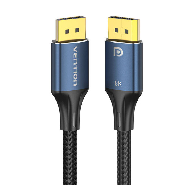 DisplayPort 14 Cable Vention HCELF 1m 8K 60Hz / 4K 120Hz mėlyna