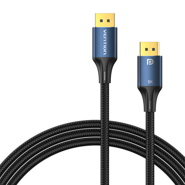 DisplayPort 14 Cable Vention HCELJ 5m 8K 60Hz / 4K 120Hz mėlyna