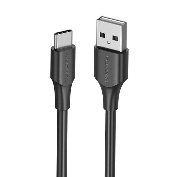 USB 20 A į USB-C 3A kabelio ventiliacija CTHBI 3m juoda