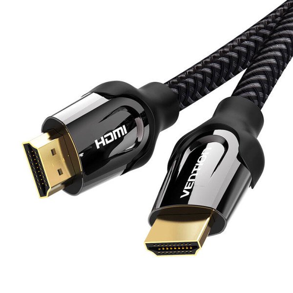 HDMI 20 kabelio ventiliacija VAA-B05-B500 5m 4K 60Hz juodas