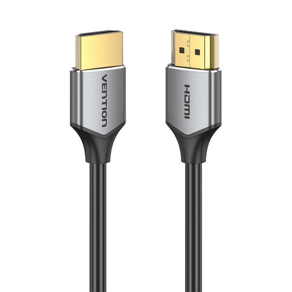 Itin plonas HDMI kabelis ventiliacija ALEHD 05 m 4K 60 Hz pilka