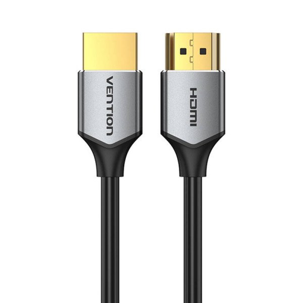 Itin plonas HDMI kabelis ventiliacija ALEHD 05 m 4K 60 Hz pilka