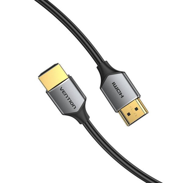 Itin plonas HDMI kabelis ventiliacija ALEHD 05 m 4K 60 Hz pilka