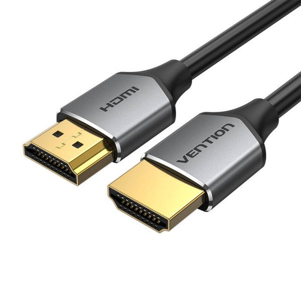 Itin plonas HDMI kabelis ventiliacija ALEHD 05 m 4K 60 Hz pilka