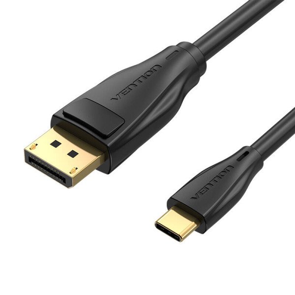 USB-C prie „DisplayPort 14“ kabelio ventiliacijos CGYBH 2 m 8K 60Hz / 4K 120Hz juodas