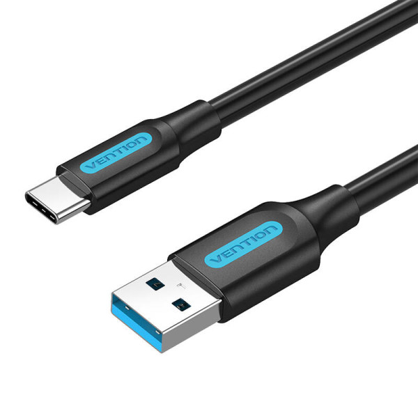 USB 30 A–USB-C kabelio ventiliacijos anga COZBH 2m juodas PVC